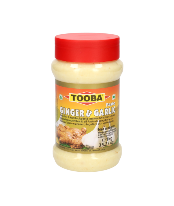 Tooba Ginger Garlic Paste Red Label   6 X 1 KG
